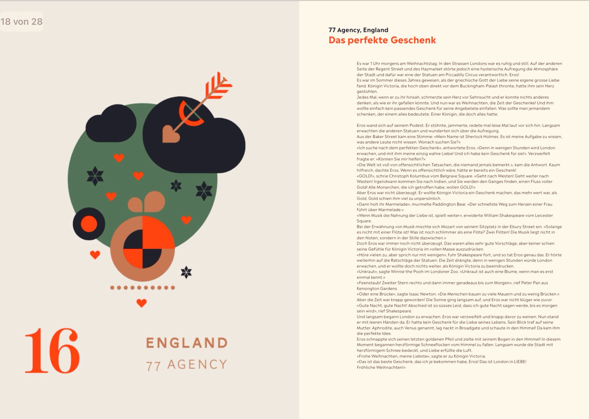 Kalendarz adwentowy, projekt po niemiecku, baza wiedzy