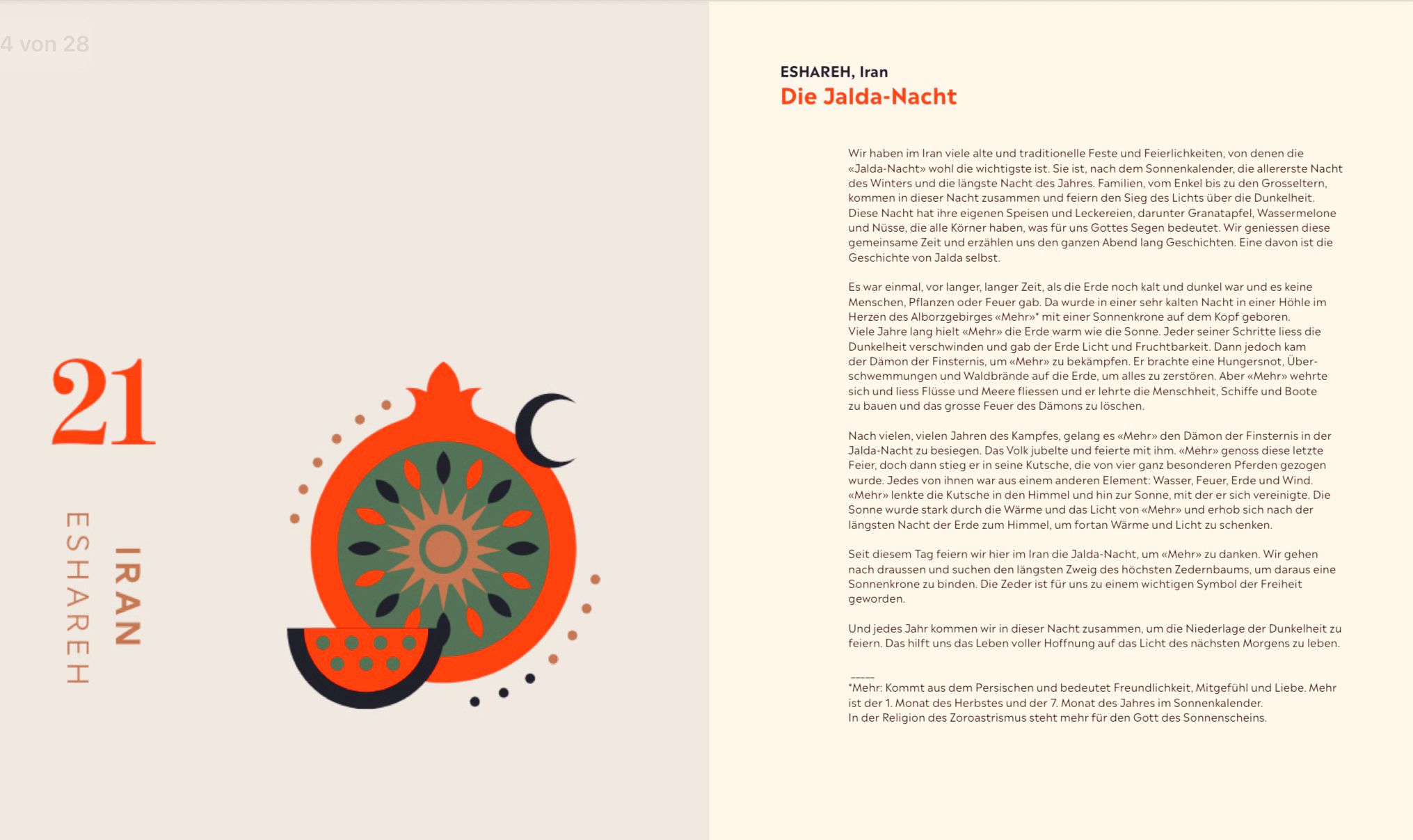 Kalendarz adwentowy, projekt po niemiecku, baza wiedzy