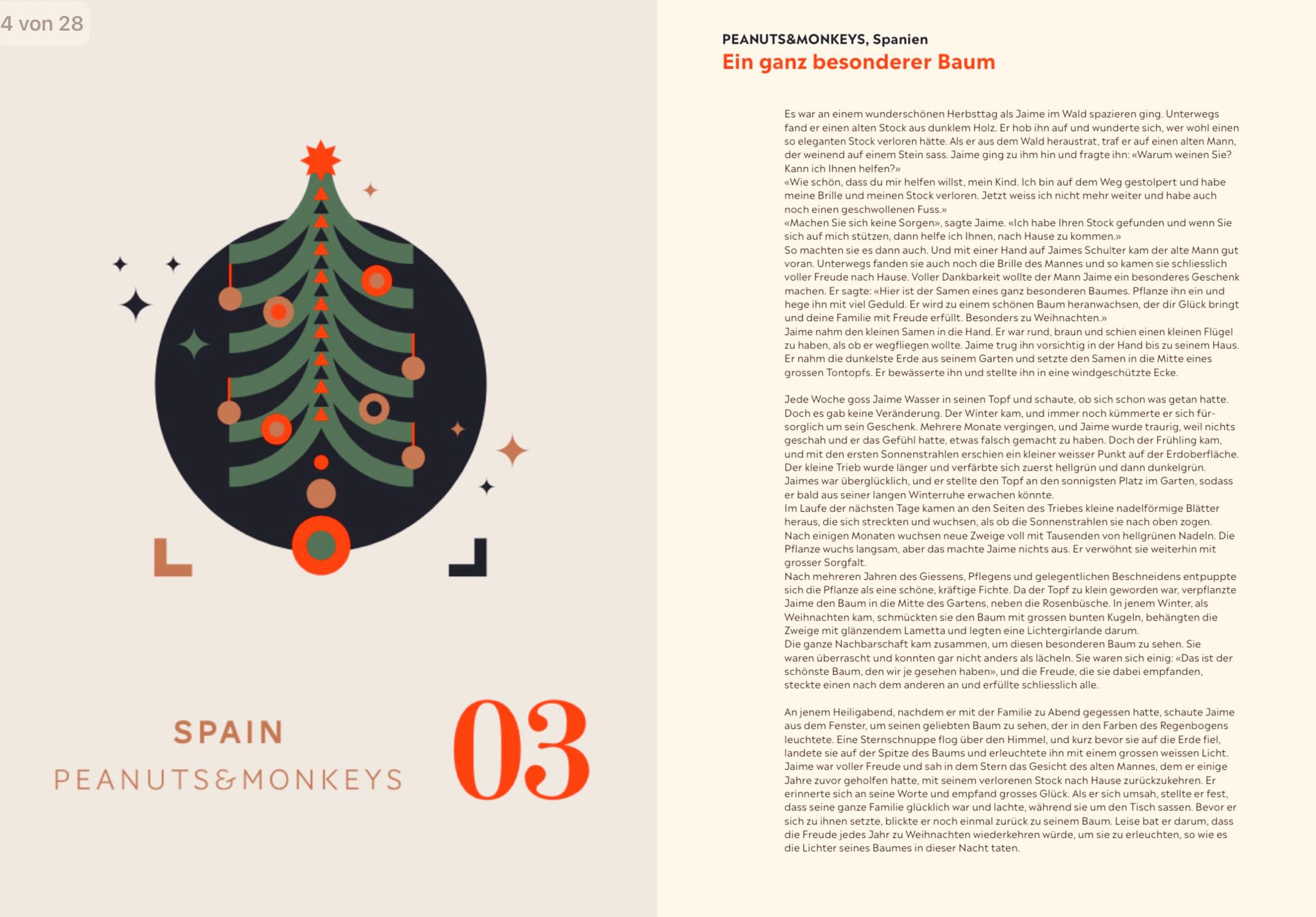 Kalendarz adwentowy, projekt po niemiecku, baza wiedzy