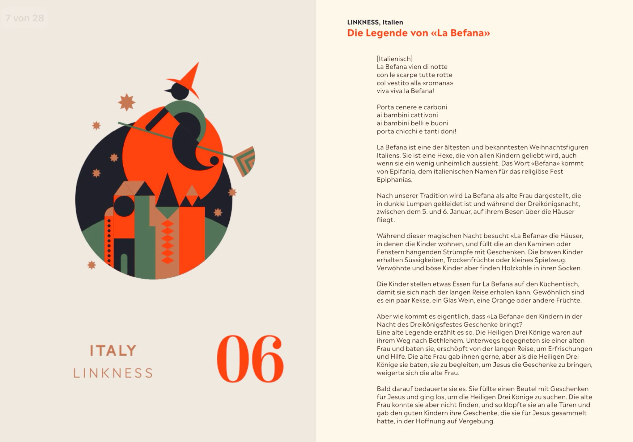 Kalendarz adwentowy, projekt po niemiecku, baza wiedzy